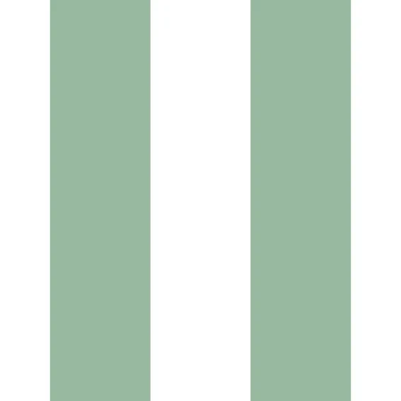 50x300cm Sage Striped Fabric