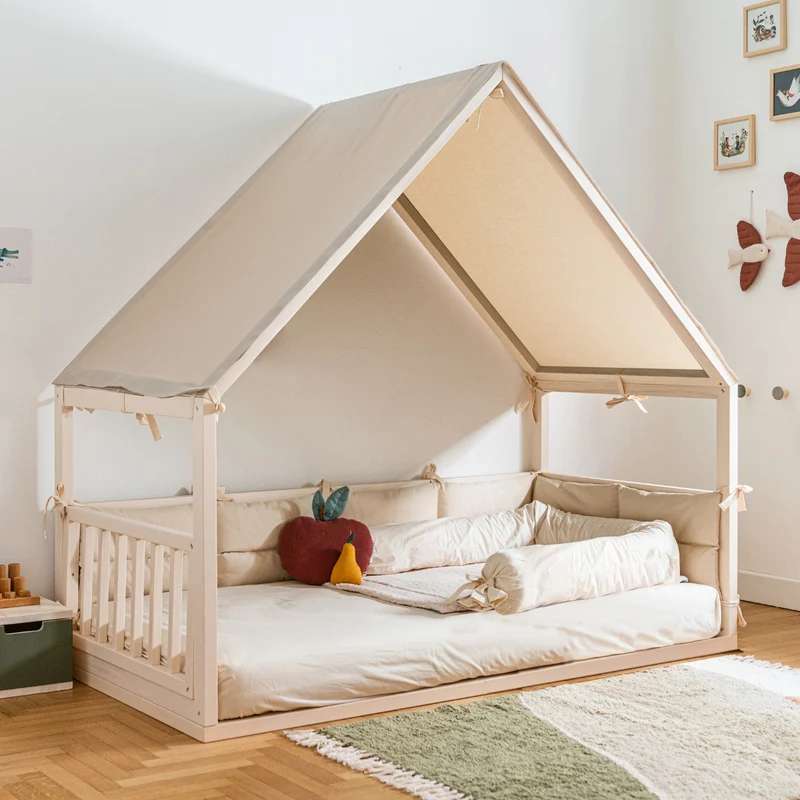Cama Montessori con laterales Ettomio - Varios tamaños disponibles