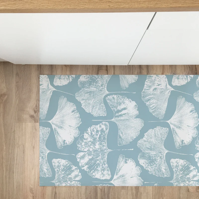 Gingko Leaf kitchen runner - Multiple colors available