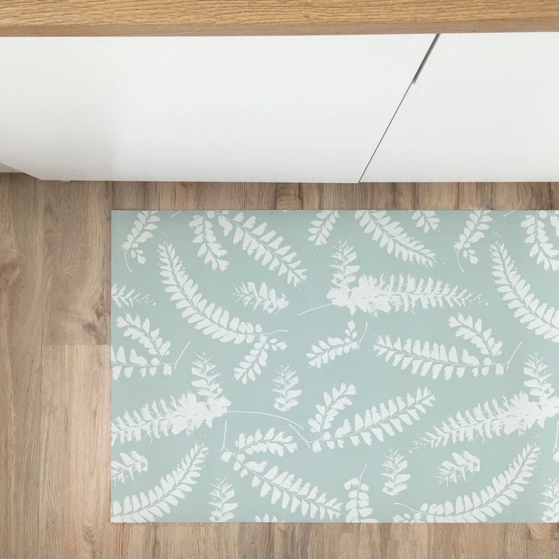 Foliage Vinyl Rug - Multiple Colors Available