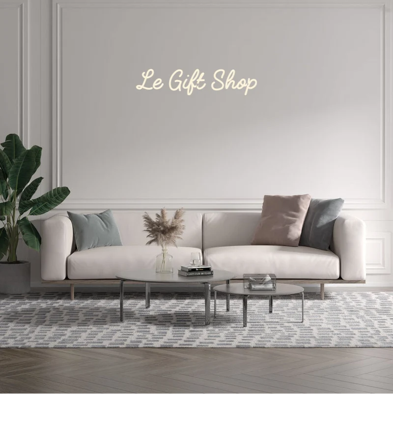 Custom text: Le Gift Shop