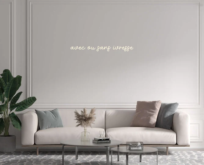 Custom text: avec ou sans ivresse
