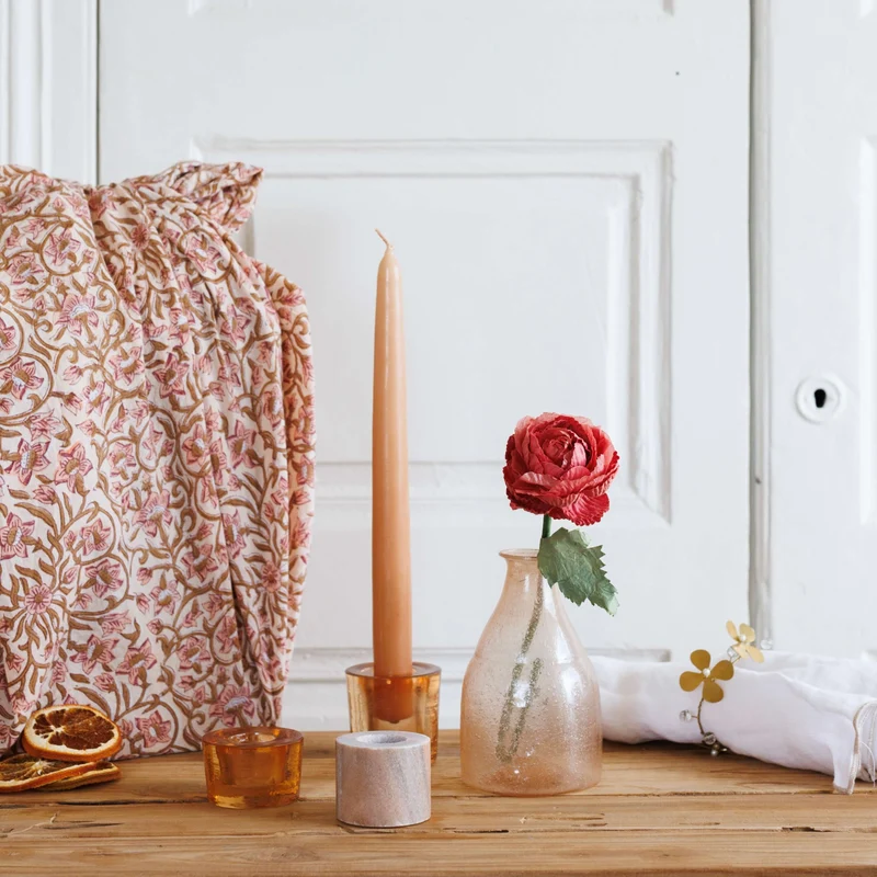 Bougeoir Anaya rose