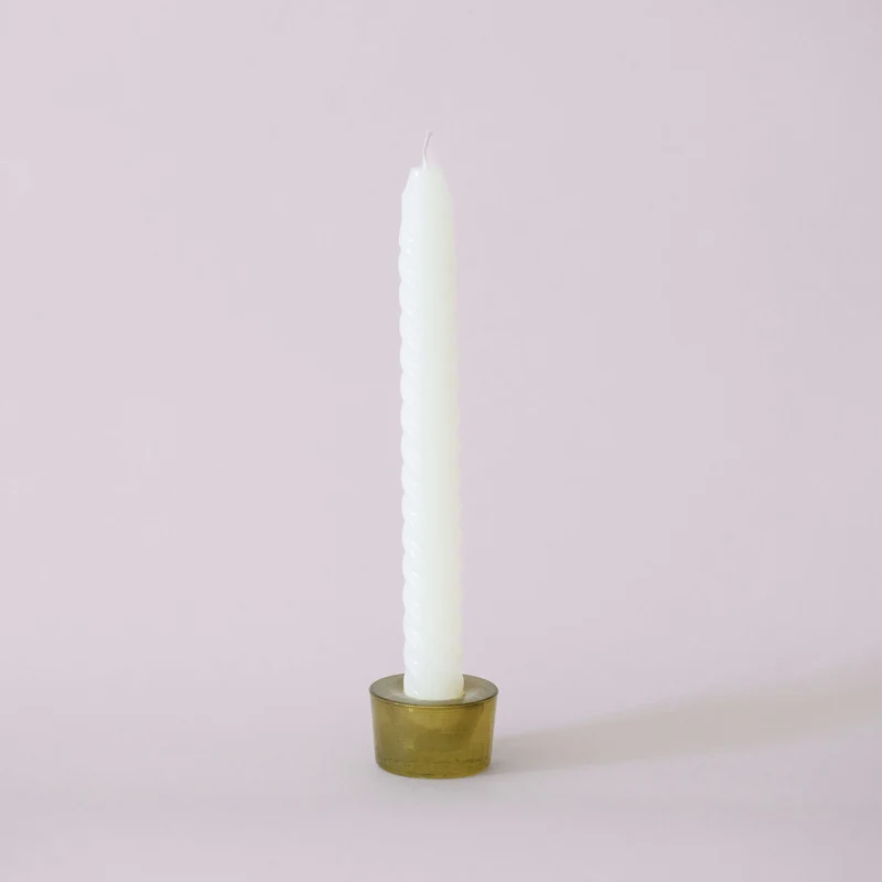 Petit bougeoir Shanti vert