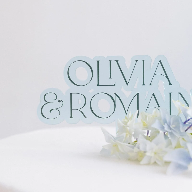 Cake topper "Pastel"