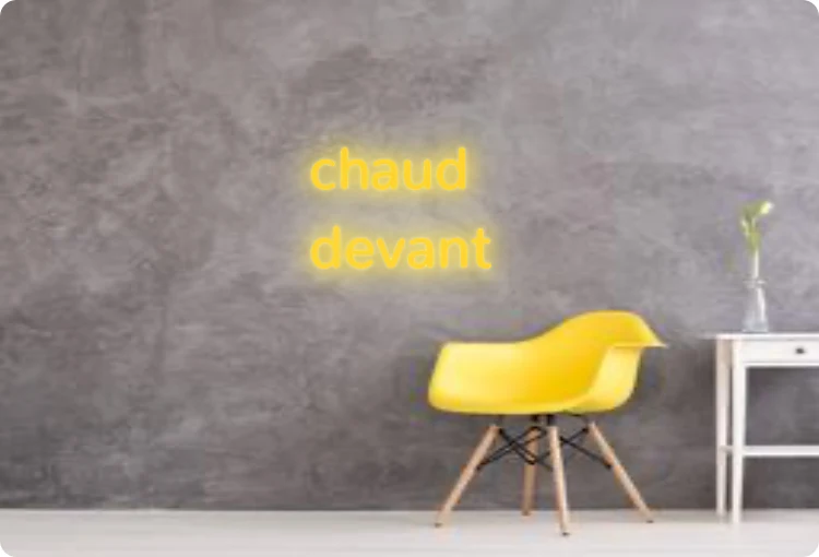 Custom order: chaud devant