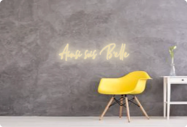 Custom order: Ainsi sois B'elle