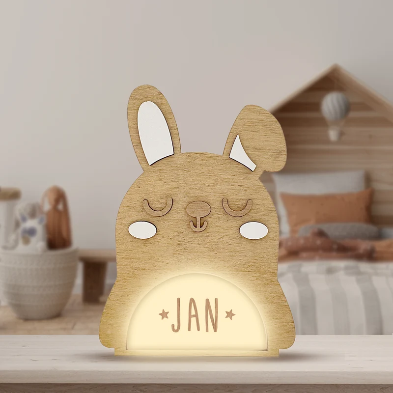 Veilleuse personnalisée - Lapin