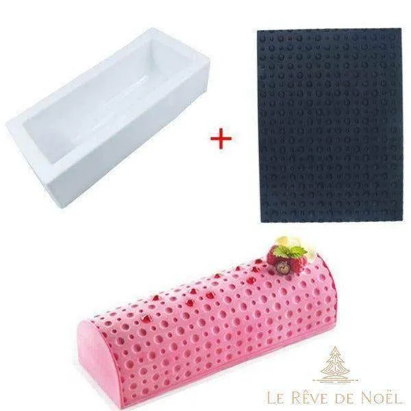 Moule à bûche plastique