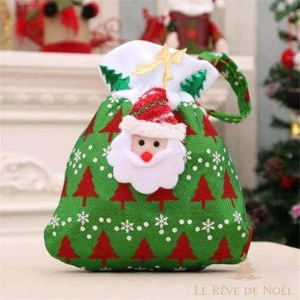 Hotte en tissu - Sac père Noël