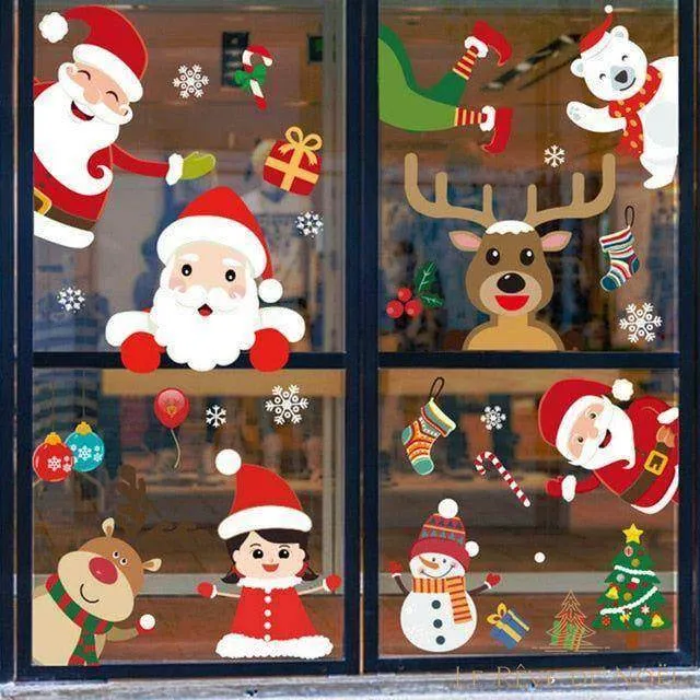 Stickers Noël fenêtre