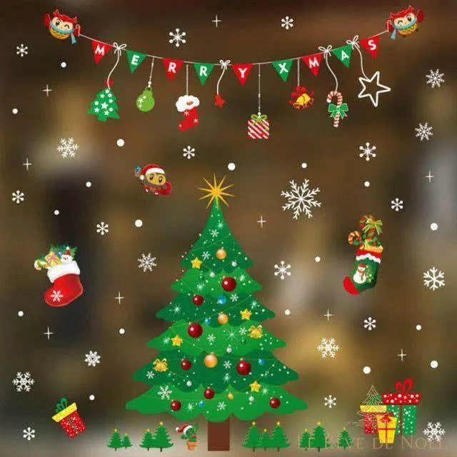 Stickers sapin de Noël