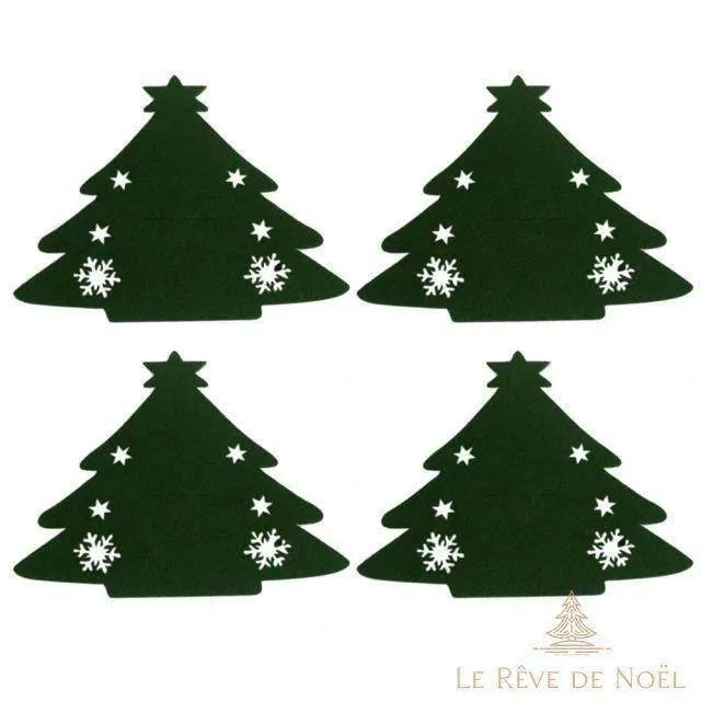 Porte Couvert de Noël - Flocon