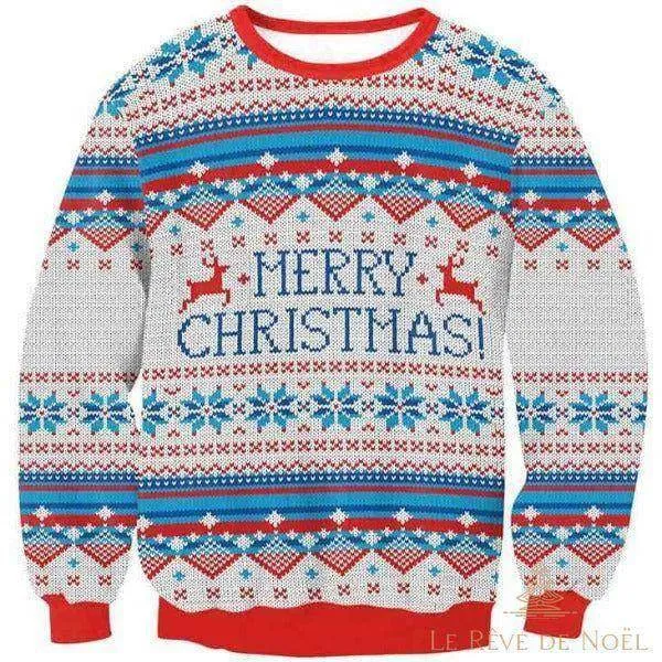 Pull de Noël moche vintage