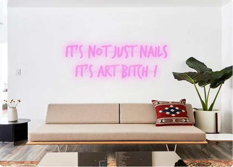 Custom order: It's not just nails It's Art Bitch !