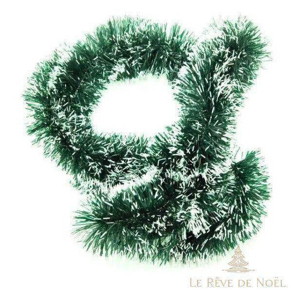 Guirlande de Noël - Vert sapin & neige 2m