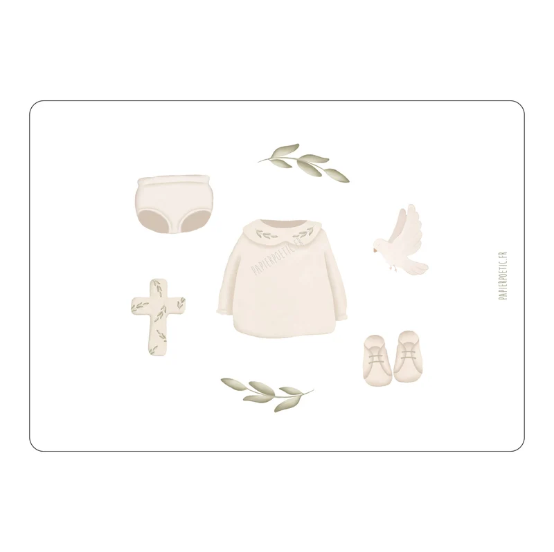 Carte/Card "Tenue de Cérémonie"