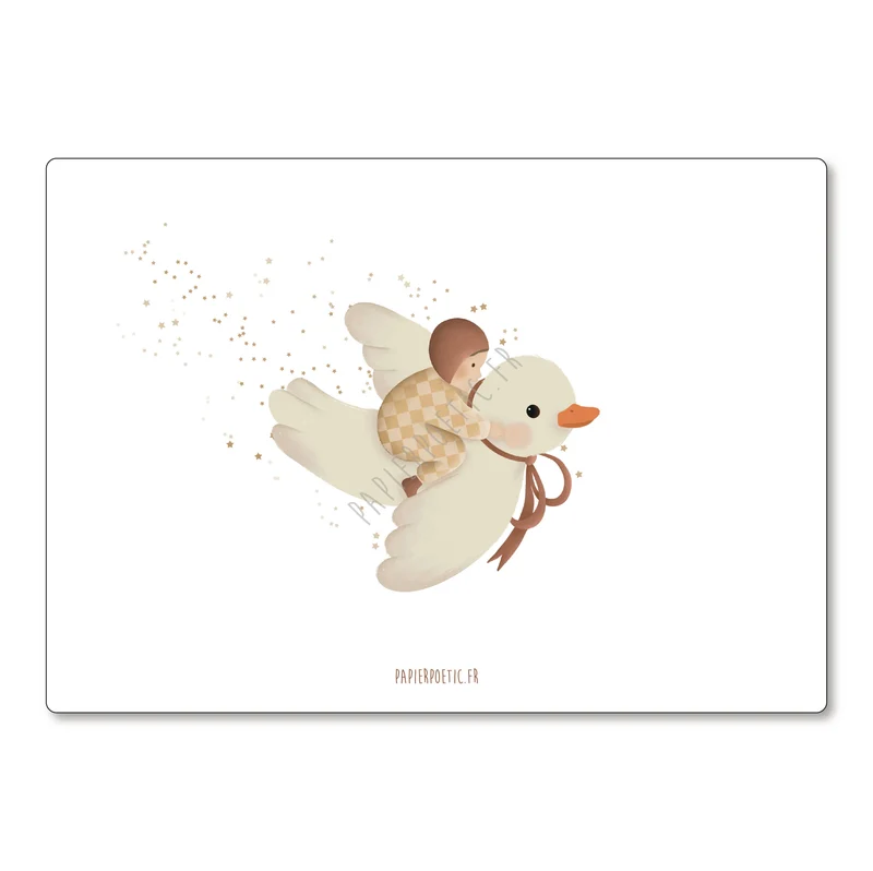 Carte Postale / Card "Le canard et l'enfant"