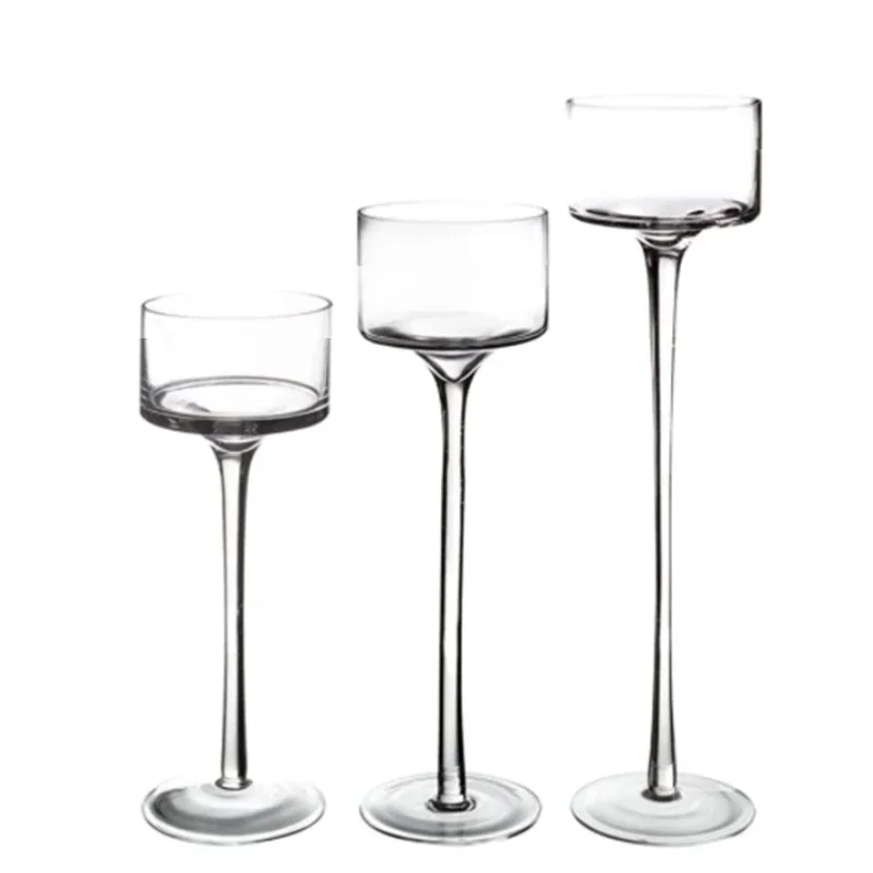 Bougeoir en verre