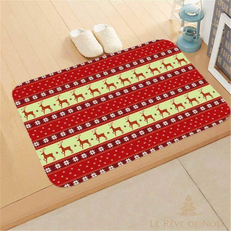 Tapis de Noël caravane