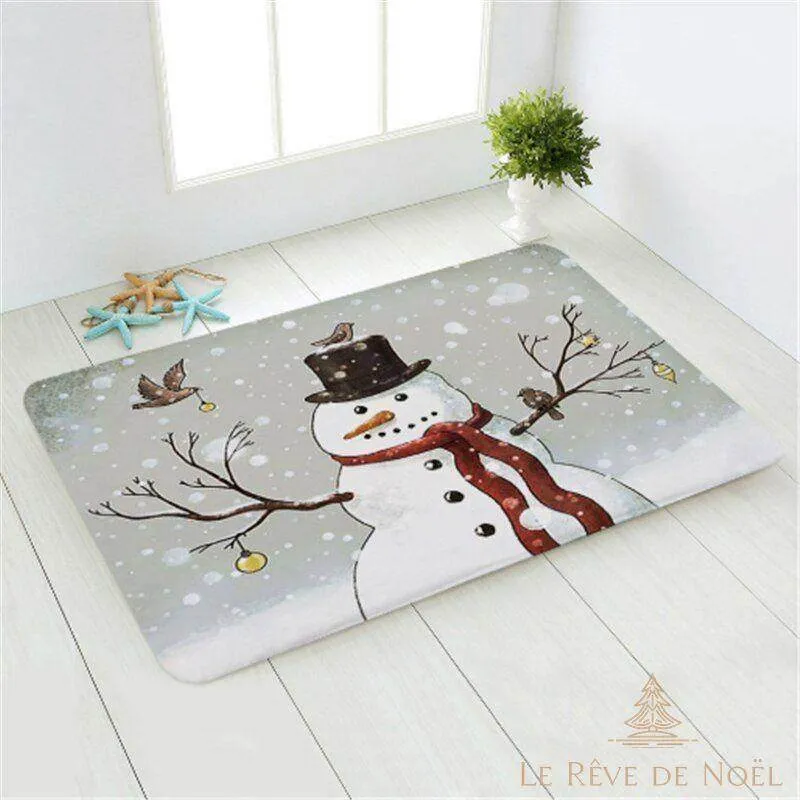 Tapis blanc de Noël