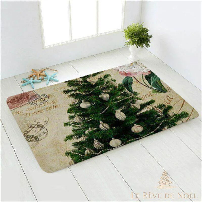 Tapis pied Sapin de Noël