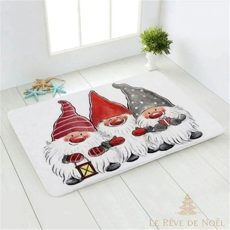 Tapis de Noël - Lutins