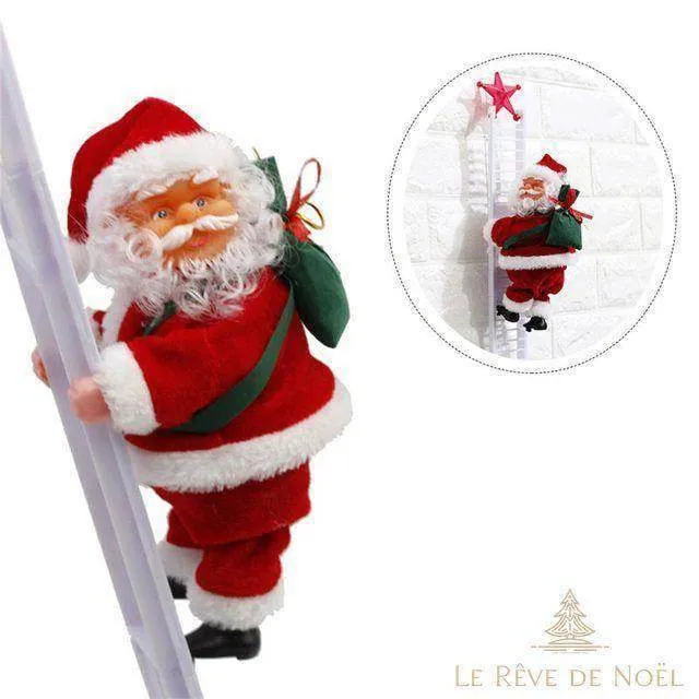 Automate Père Noël qui monte et descend échelle