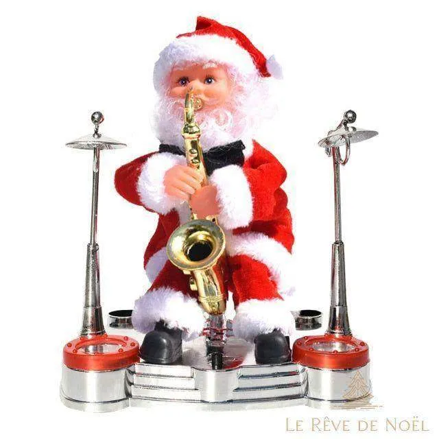 Automate Père Noël saxophone