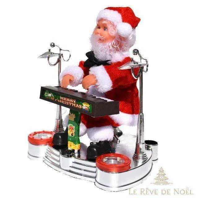 Automate Père Noël piano