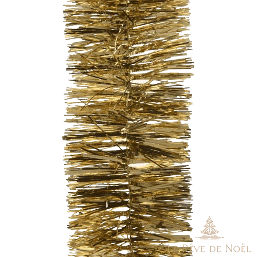 Guirlande de Noël - Or 2,7m de long x 7,5 cm de large