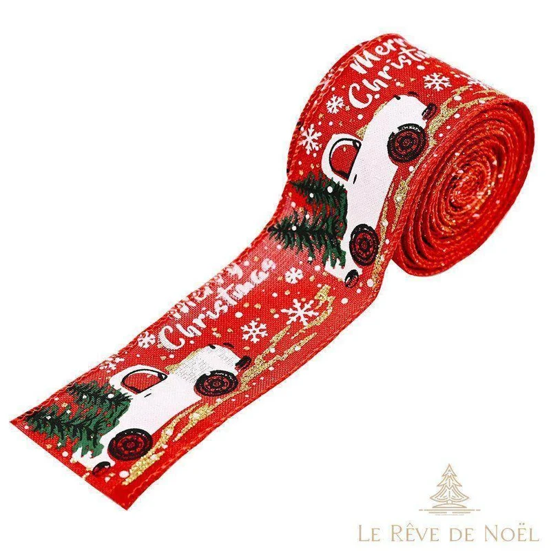 Ruban de Noël pour Noeuds et Couronnes