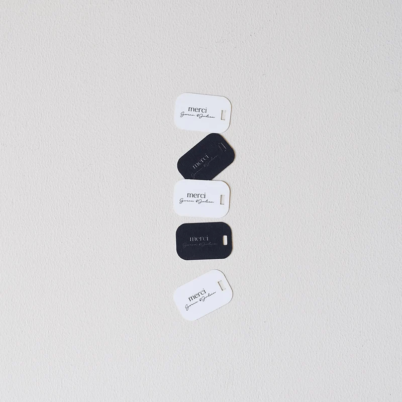 10 étiquettes cadeau "Minimalist" papier