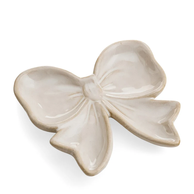 Assiette décorative en forme de boucle