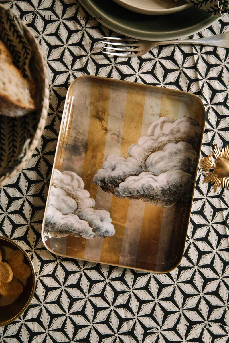 BONCOEURS- Demi plateau "Nuage"