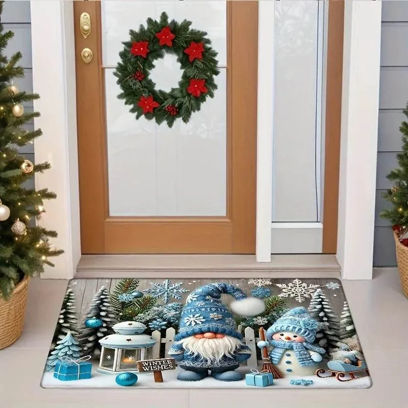 Tapis Bleu Noël