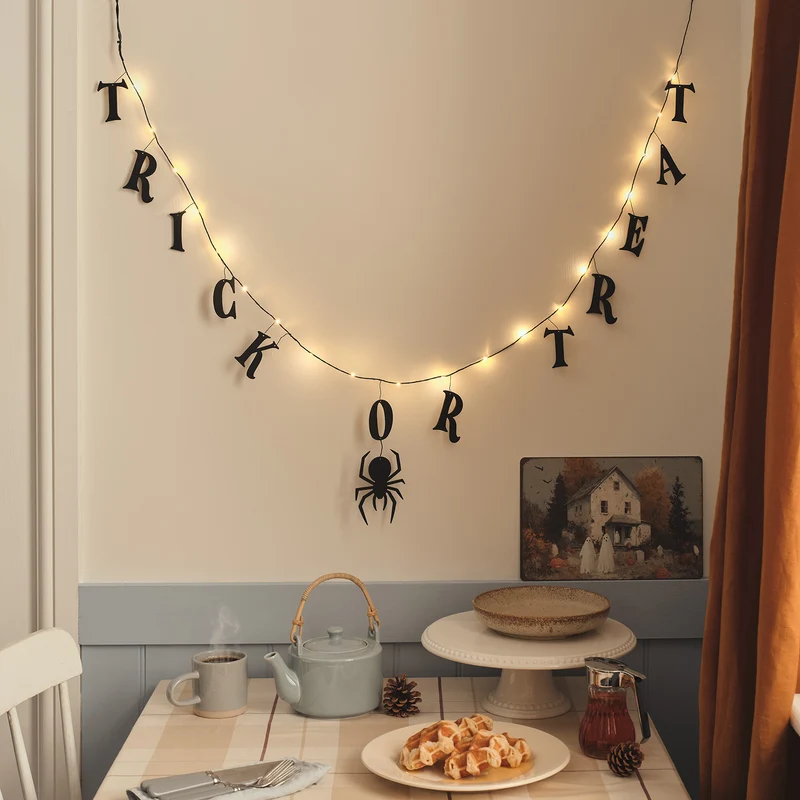 Guirlande Lumineuse Micro LED Trick or Treat Halloween de 1,6 m