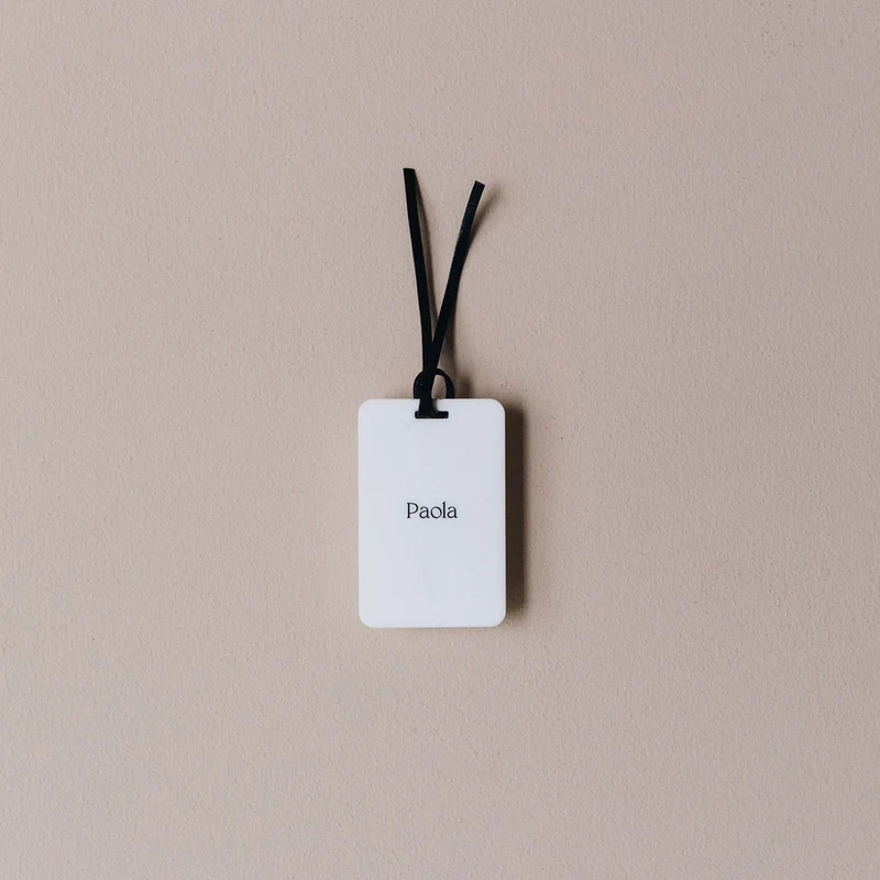Marque-place "Minimalist" blanc