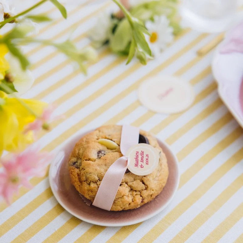 10 étiquettes personnalisées mariage pour cadeaux d'invités - collection "Candy"