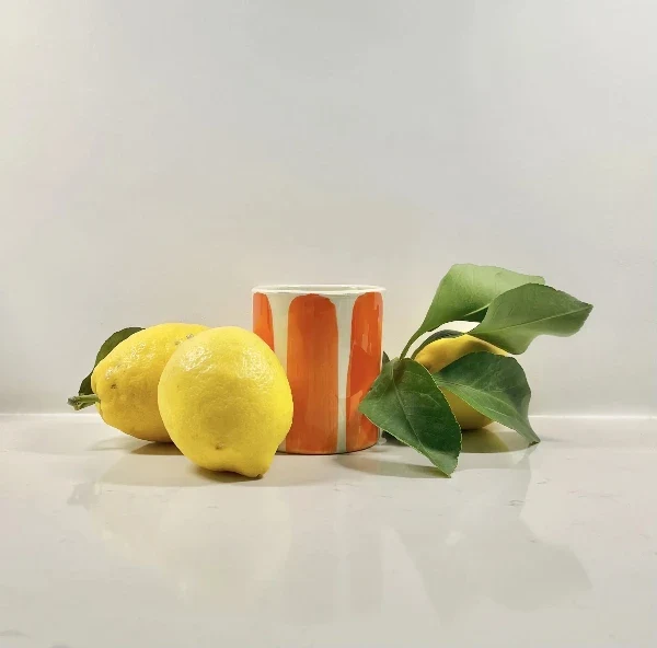 Bougie naturelle parfumée "Fleur d'oranger"