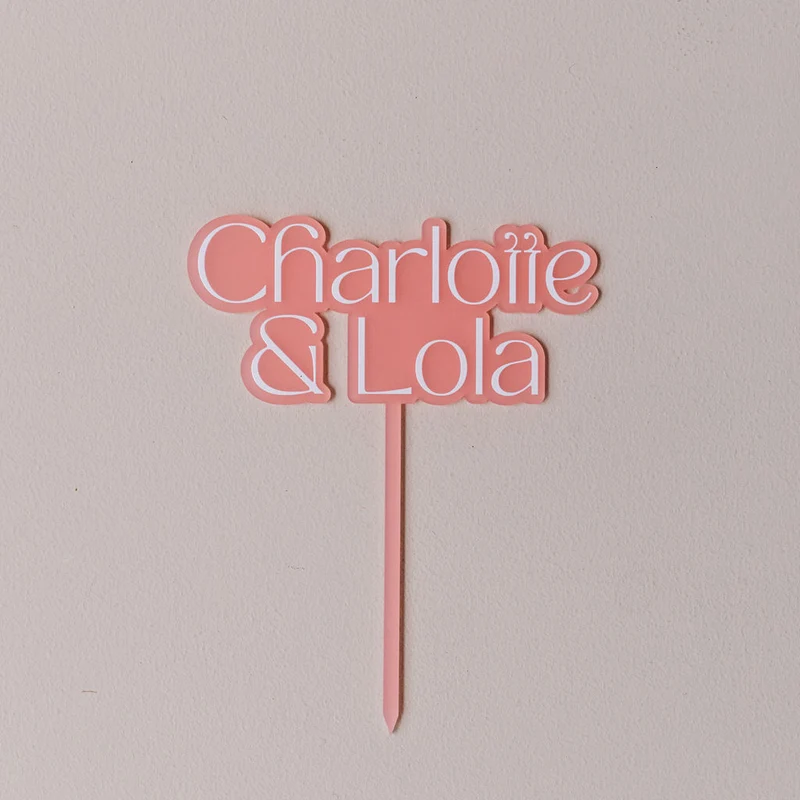 Cake topper "Dolce" rose