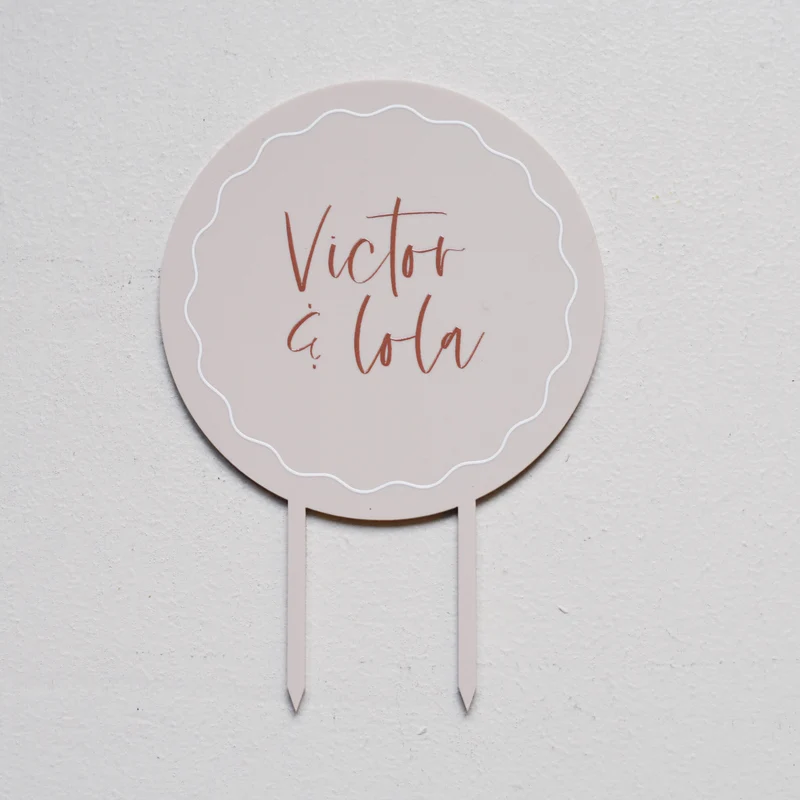 Cake topper "Curve" nude