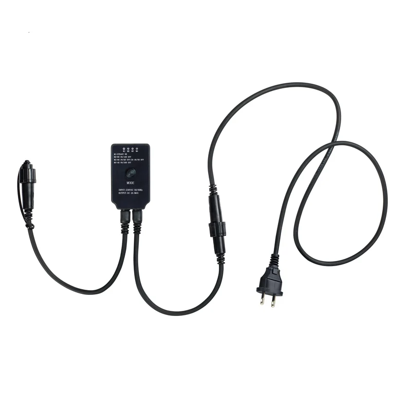 Prise Pro Connect Noire avec Programmateur (Connecteur IP67)