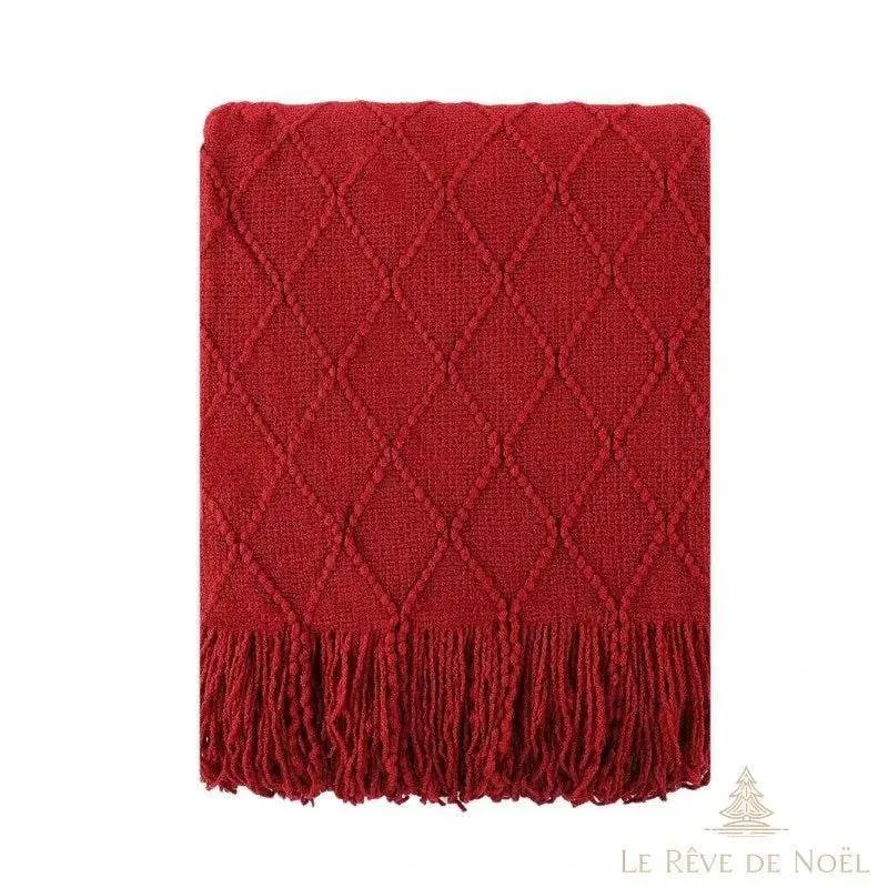 Plaid de Noël crochet