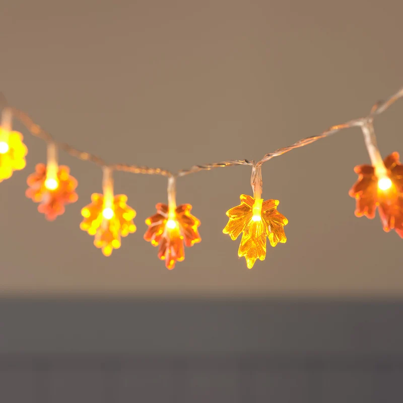 Guirlande Lumineuse à 20 Feuilles d’Érable
