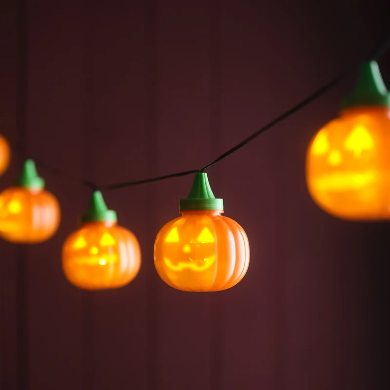 Guirlande Lumineuse à 6 Citrouilles Animées