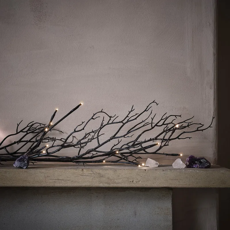 Guirlande de Branches Mortes Pré-éclairée de 1,5 m pour Halloween