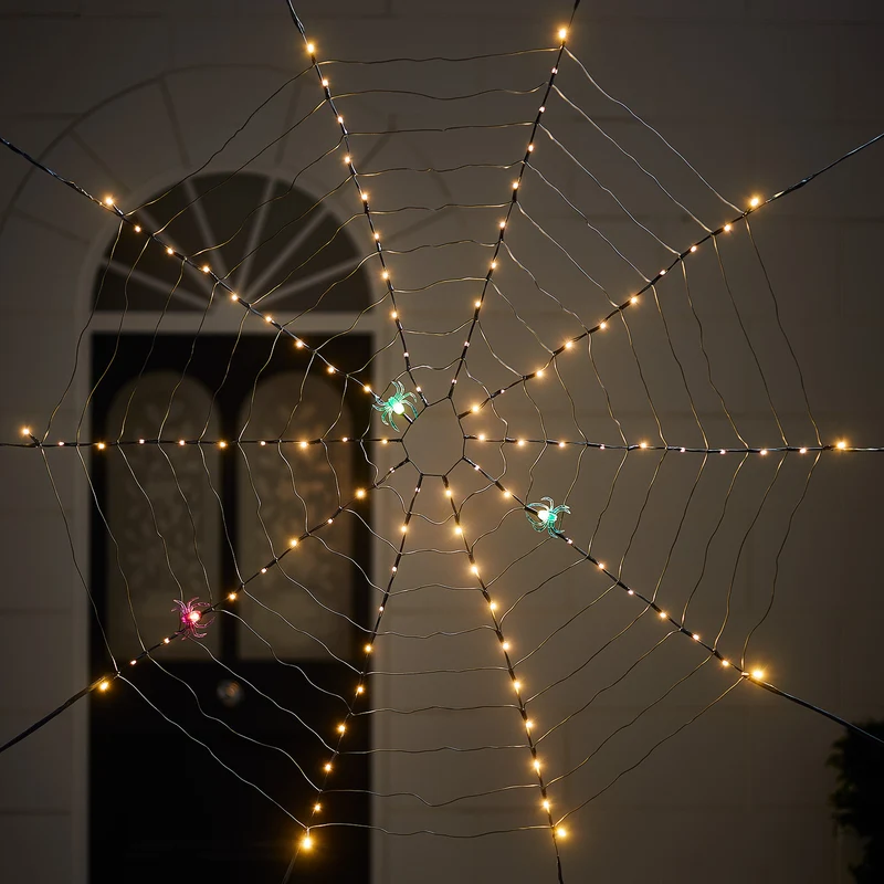 Toile d'Araignée Lumineuse 100 LED