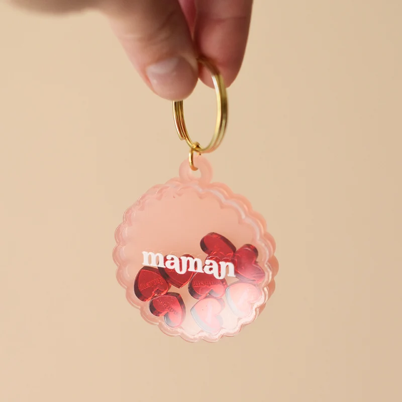 Porte-clés personnalisé shaker - fête des Mères