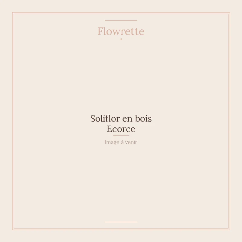 Soliflor en bois Ecorce